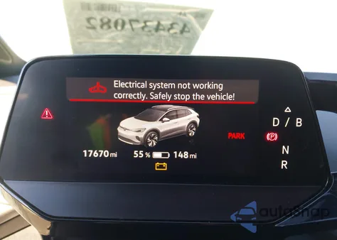 2022 Volkswagen Id.4 Awd Pro S from USA, damaged, VIN WVGUNPE28NP072385